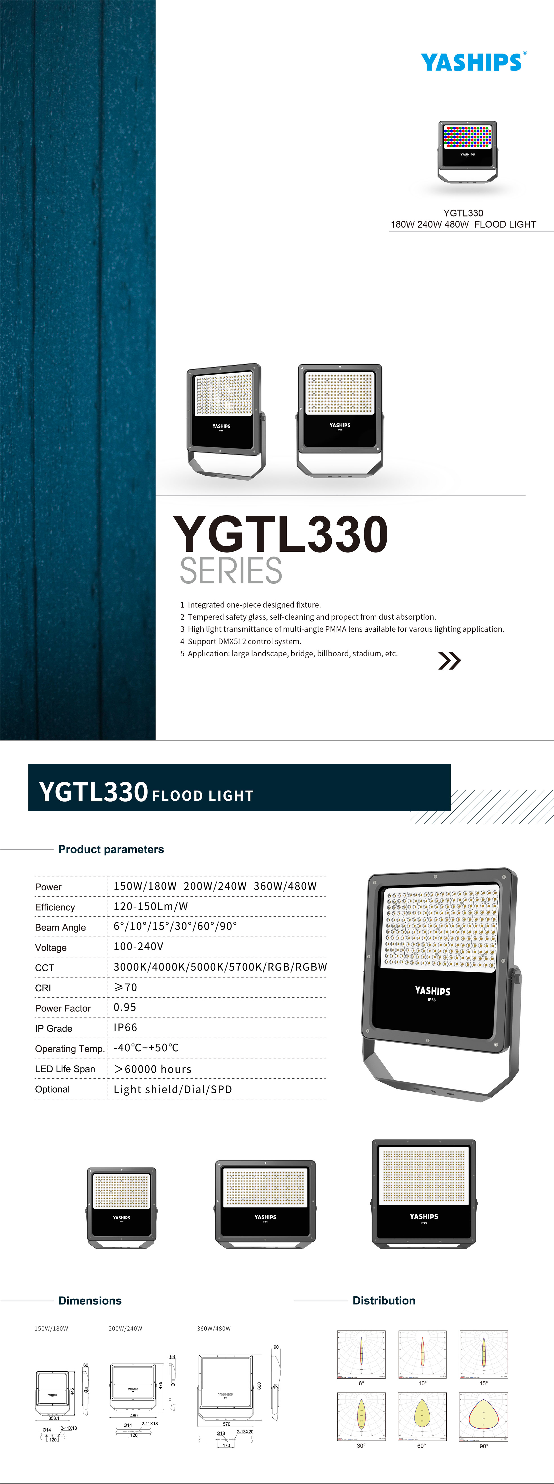 LED Flood Light YGTL330